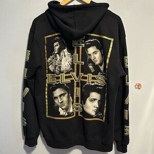 Elvis Love Me Tender Hoodie Size L